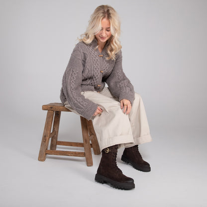 COPENHAGEN SHOES THE MOON S. Laarzen 0018 DK BROWN