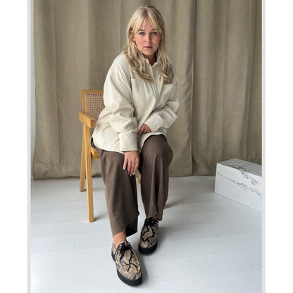 COPENHAGEN SHOES THE MOVEMENT - TAUPE SN Shoe 005 TAUPE-BLACK