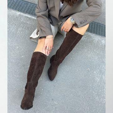 COPENHAGEN SHOES THE NOTE BOOT Long boot 0018 DK BROWN