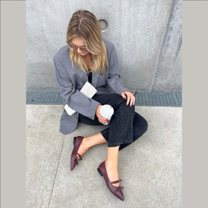 COPENHAGEN SHOES THE ONE - BORDEAUX Ballerinas 2222 BORDEAUX