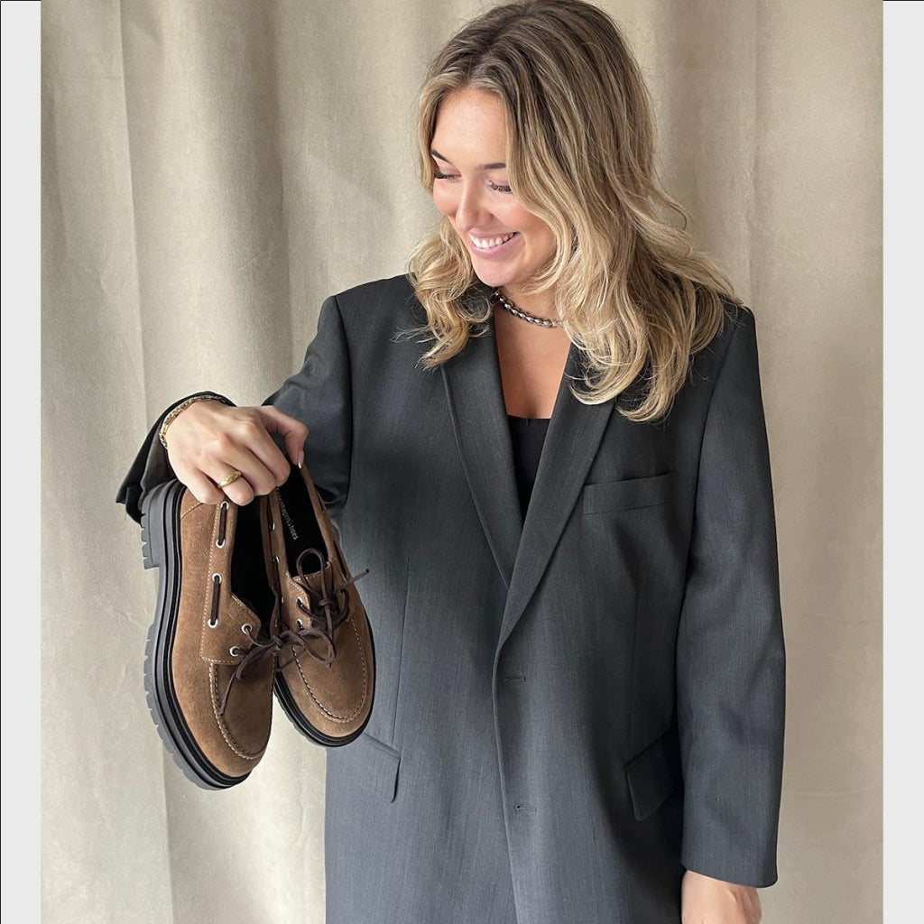 COPENHAGEN SHOES THE PASSION SHOE SUEDE Boat Shoe 125 TAN