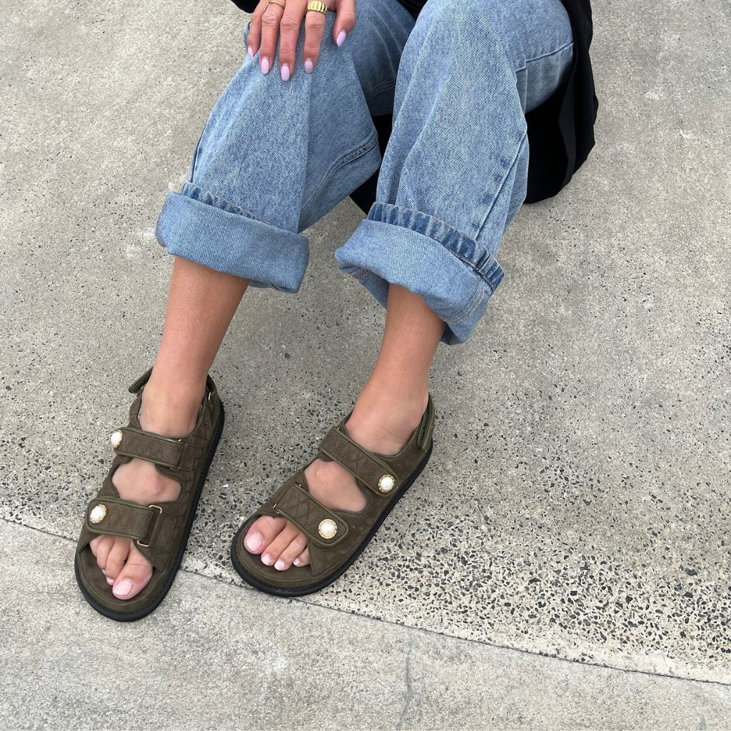 COPENHAGEN SHOES THE PEARL SANDAL Sandalen 100 ARMY GREEN