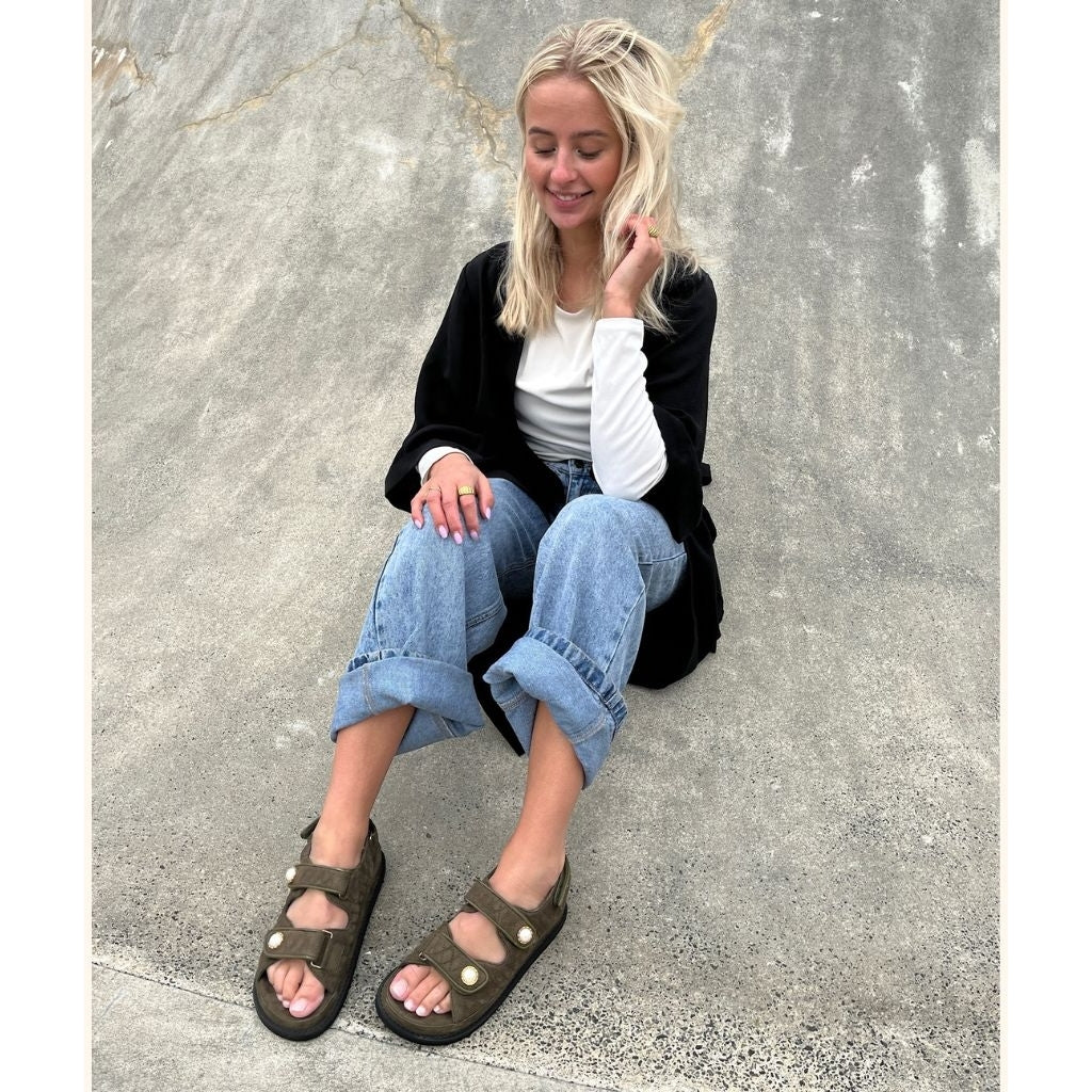 COPENHAGEN SHOES THE PEARL SANDAL Sandalen 100 ARMY GREEN