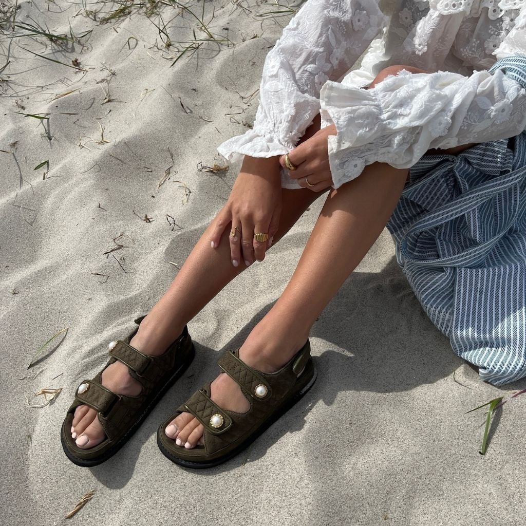 COPENHAGEN SHOES THE PEARL SANDAL Sandalen 100 ARMY GREEN