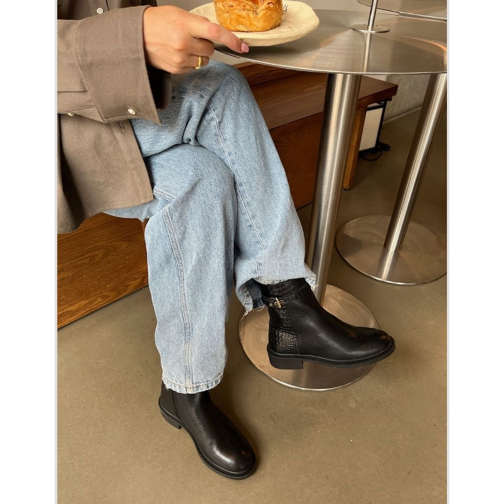 COPENHAGEN SHOES THE REAL ENERGY Laarzen 0001 BLACK