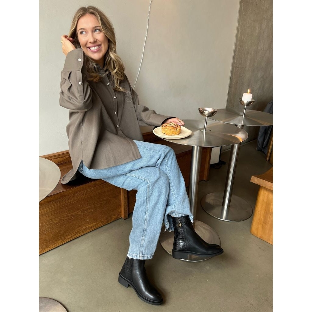 COPENHAGEN SHOES THE REAL ENERGY Laarzen 0001 BLACK