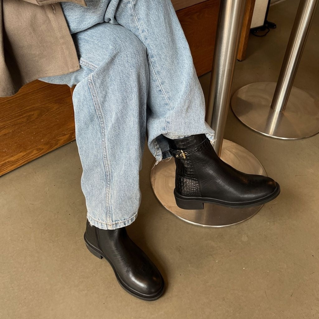 COPENHAGEN SHOES THE REAL ENERGY Laarzen 0001 BLACK