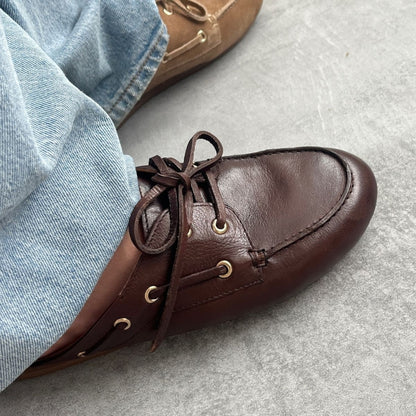 COPENHAGEN SHOES THE REAL MOVE L. Mules 0012 BROWN