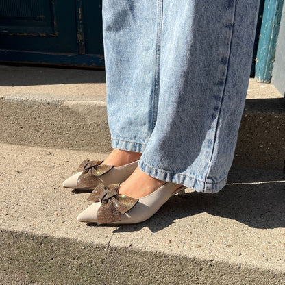 COPENHAGEN SHOES THE SIBILLE Heels 0049 DK. CREAM