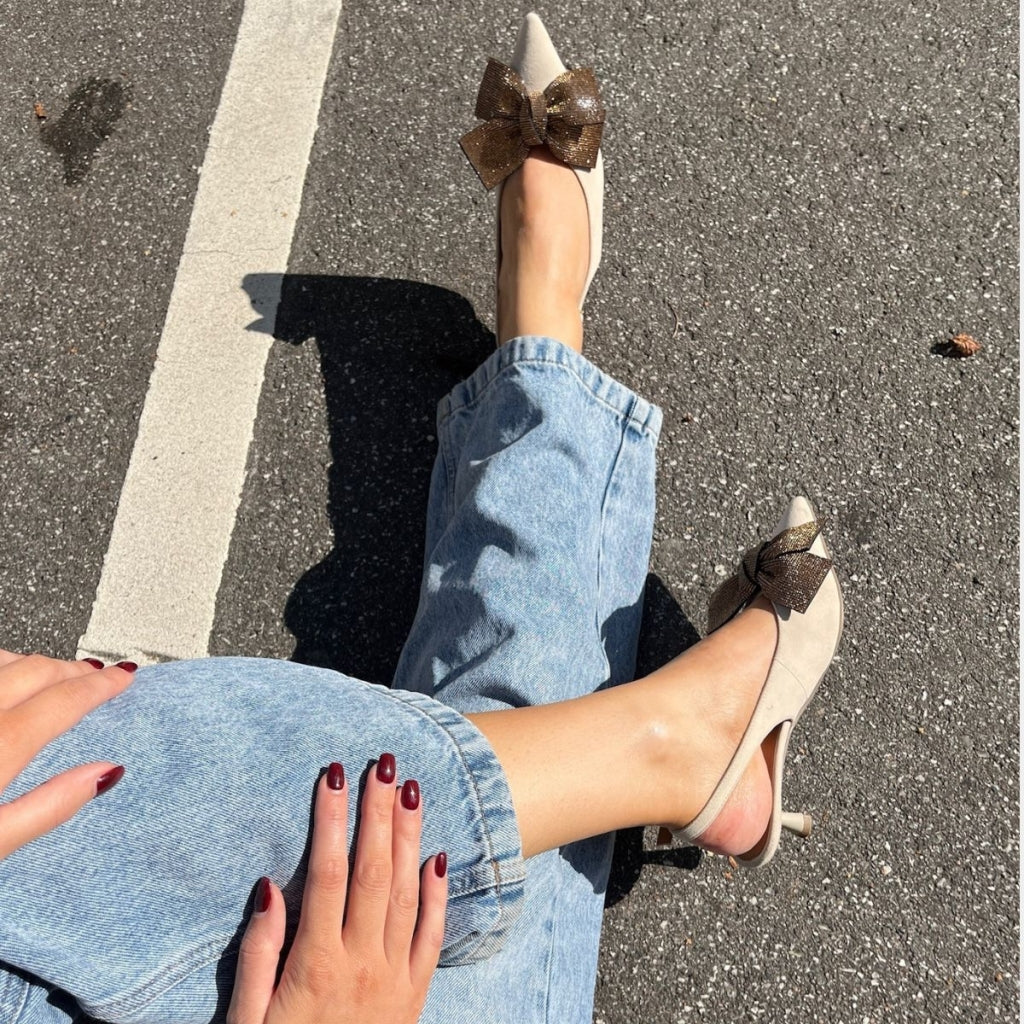 COPENHAGEN SHOES THE SIBILLE Heels 0049 DK. CREAM