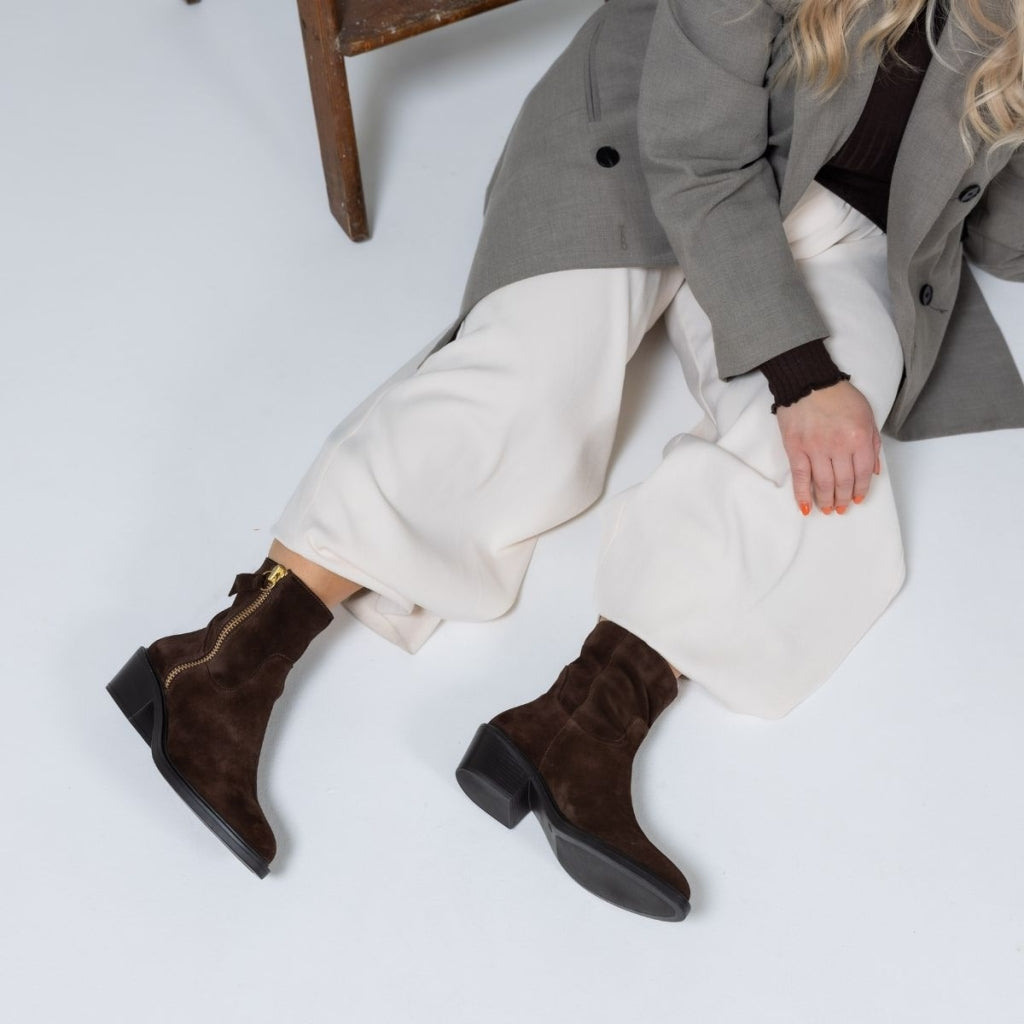 COPENHAGEN SHOES THE SOUND S. Laarzen 004 Dark brown