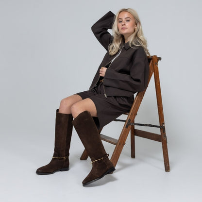 COPENHAGEN SHOES THE SPUND BOOT Long boot 0018 DK BROWN