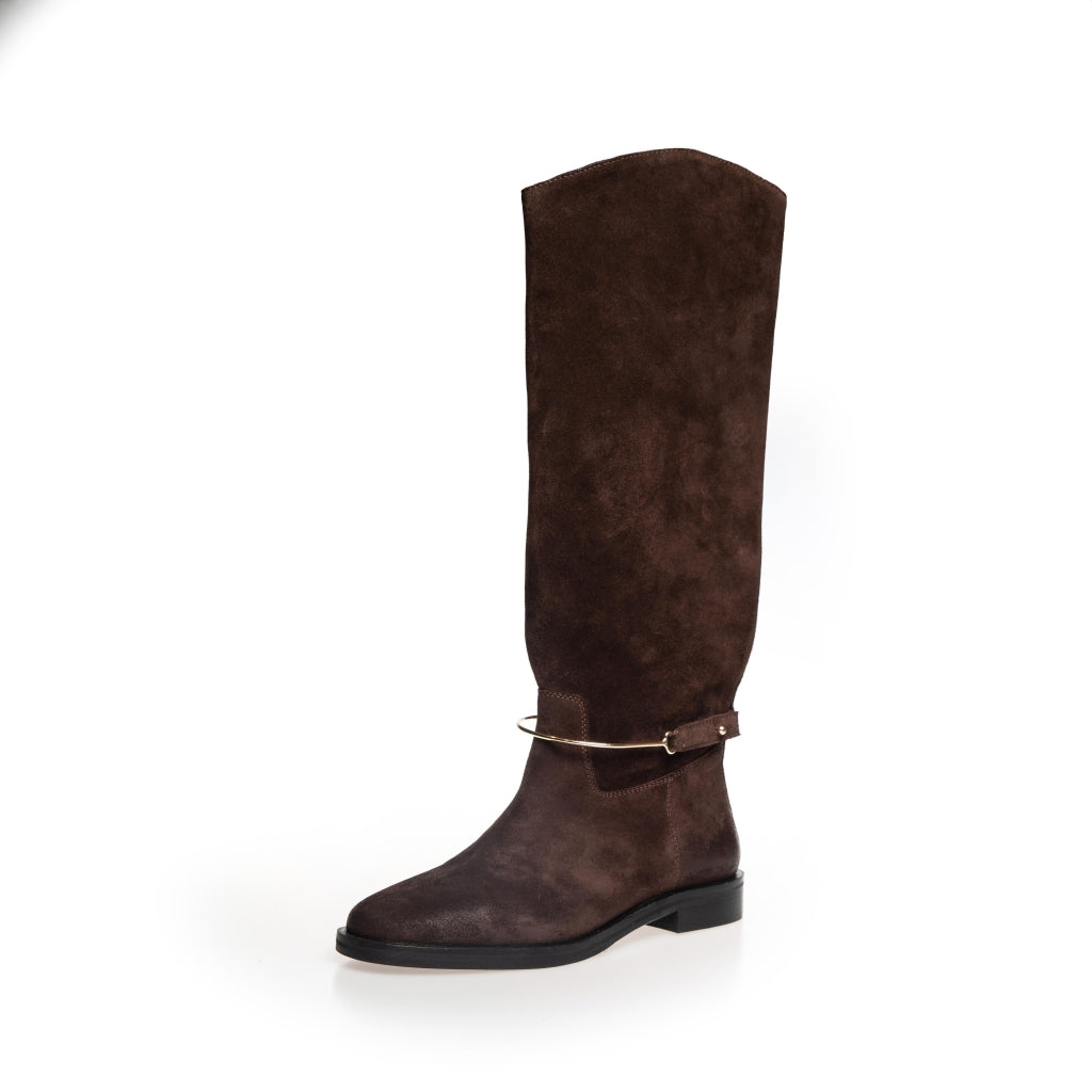 COPENHAGEN SHOES THE SPUND BOOT Long boot 0018 DK BROWN