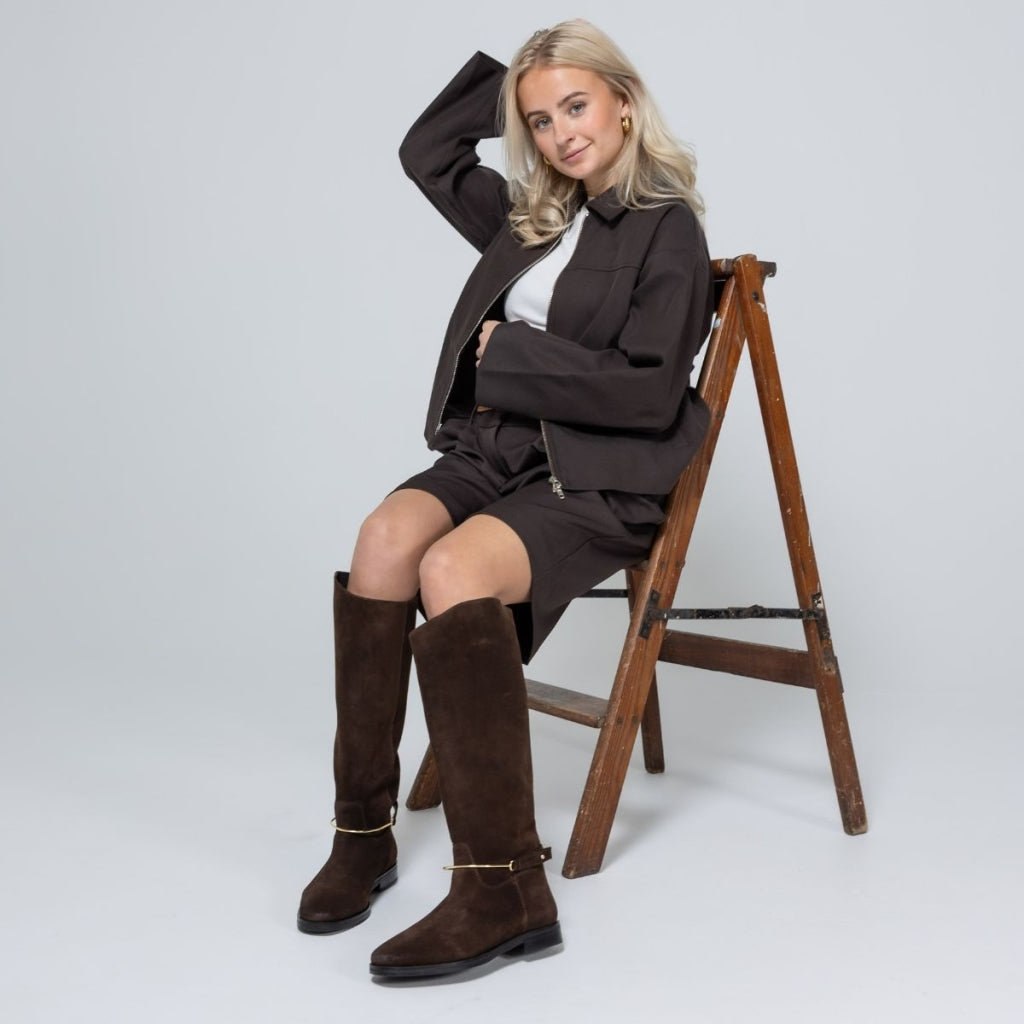 COPENHAGEN SHOES THE SPUND BOOT Long boot 0018 DK BROWN