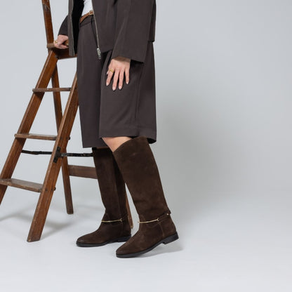 COPENHAGEN SHOES THE SPUND BOOT Long boot 0018 DK BROWN