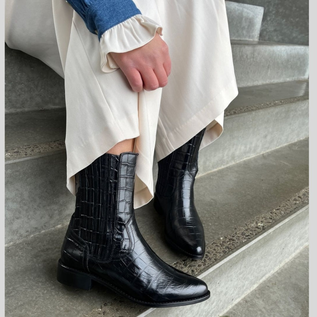 COPENHAGEN SHOES THE STATEMENT Laarzen 0001 BLACK