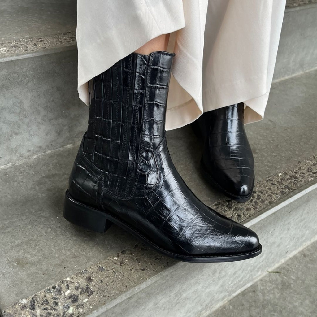 COPENHAGEN SHOES THE STATEMENT Laarzen 0001 BLACK