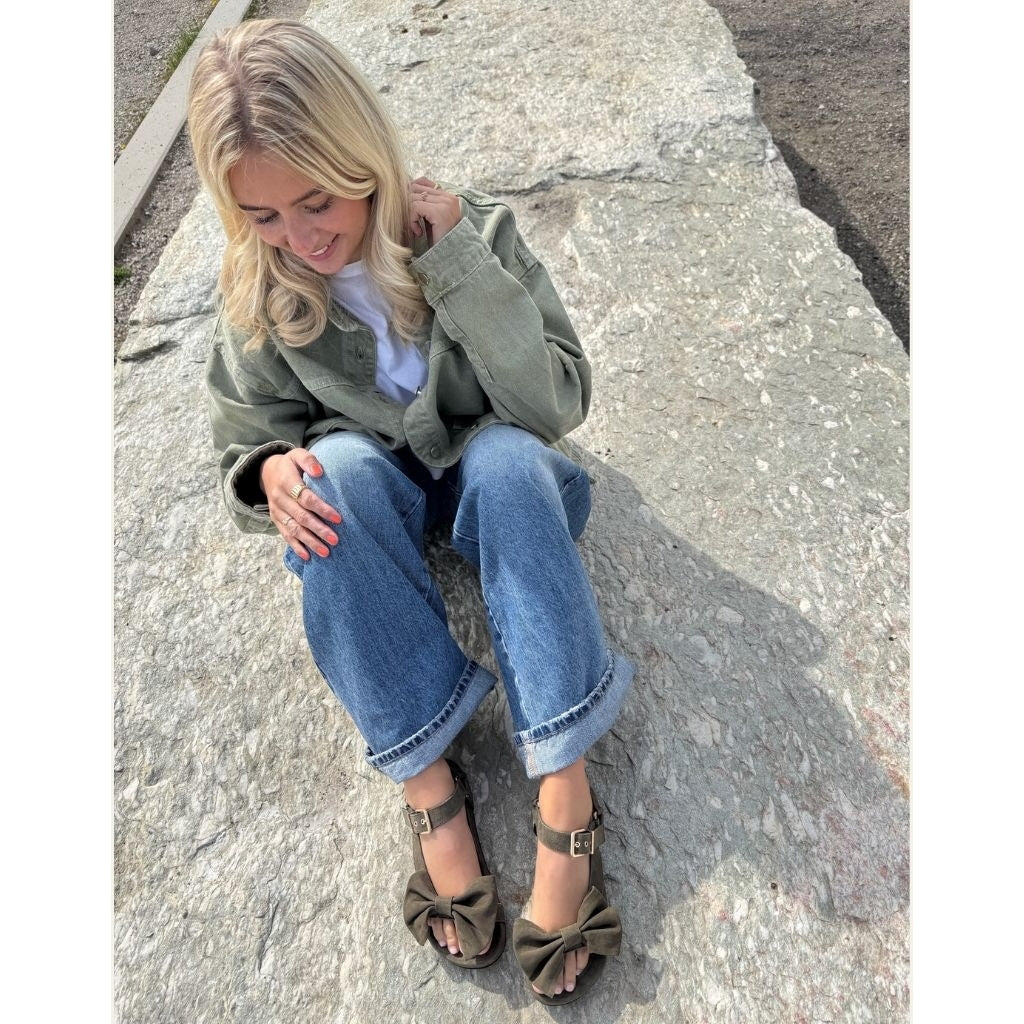 COPENHAGEN SHOES THE SUMMER BREEZE - SUEDE Sandalen 099 Army