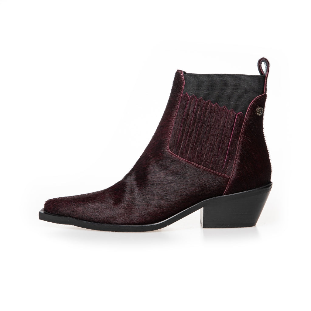 COPENHAGEN SHOES THE WALKING BOOT - HAIR Laarzen 2222 BORDEAUX