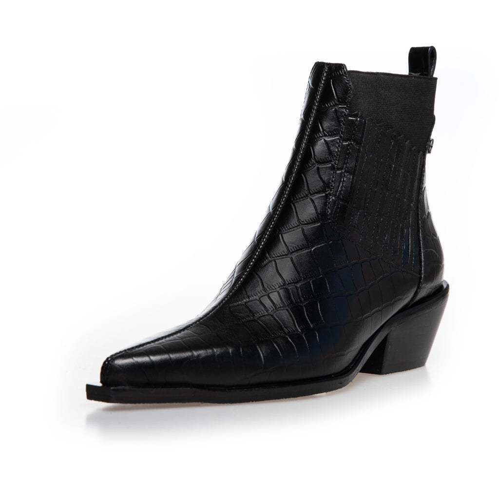 COPENHAGEN SHOES THE WALKING BOOT - LEATHER Laarzen 0001 BLACK