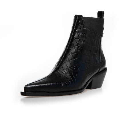 COPENHAGEN SHOES THE WALKING BOOT - LEATHER Laarzen 0001 BLACK