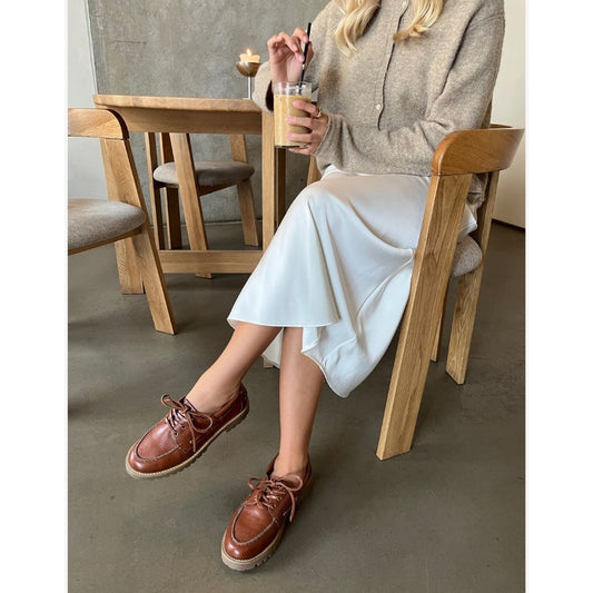COPENHAGEN SHOES THE WALK LEATHER Shoe 0241 COGNAC