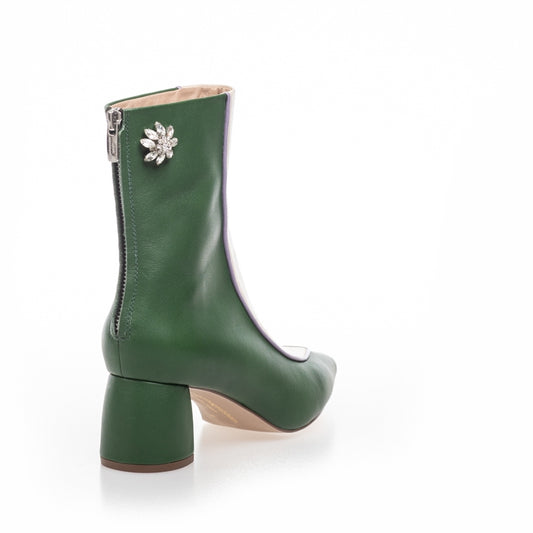 COPENHAGEN SHOES VIBES OF FASHION / Copenhagenshoes by Josefine Valentin Laarzen 2232 OFF WHITE GREEN (PURPLE)