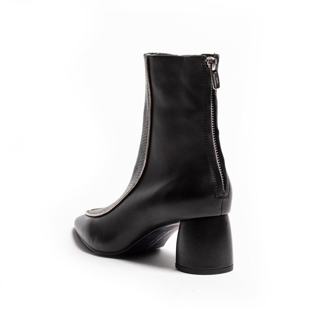 COPENHAGEN SHOES VIBES OF FASHION SNAKE / Copenhagenshoes by Josefine Valentin Laarzen 008 BLACK SNAKE (NO SIMILI)