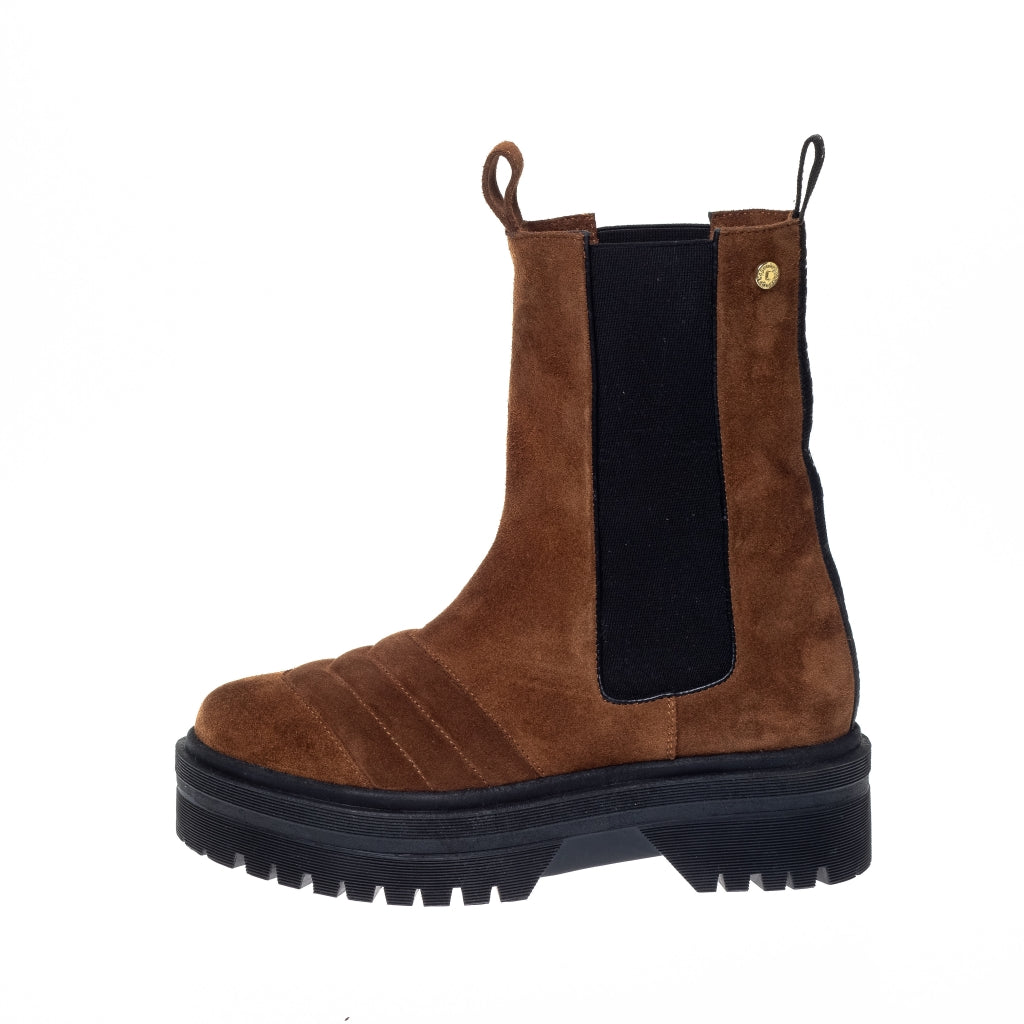 COPENHAGEN SHOES WATCH ME (SUEDE) Laarzen 148 Cognac suede