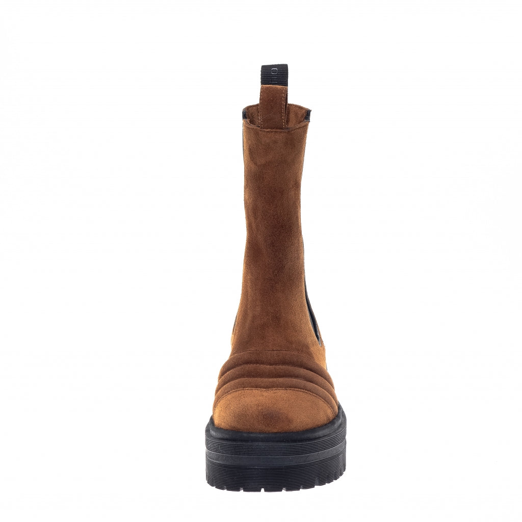 COPENHAGEN SHOES WATCH ME (SUEDE) Laarzen 148 Cognac suede