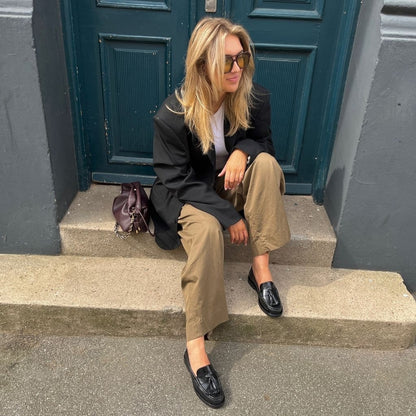 COPENHAGEN SHOES WHEN MUSIC STARTS Loafers 0037 DK. GREY