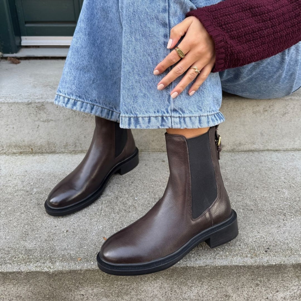 COPENHAGEN SHOES WHEN WE FEEL IT Laarzen 0018 DK BROWN