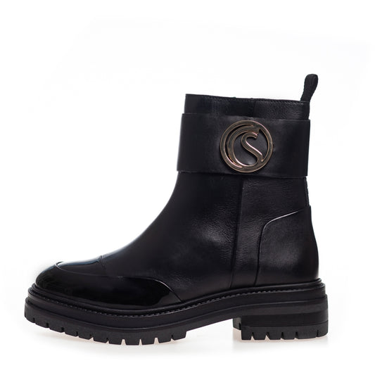 COPENHAGEN SHOES WINDY Laarzen 0011 BLACK PATENT