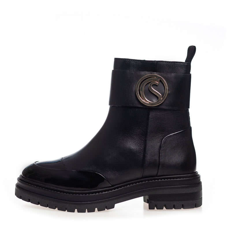 COPENHAGEN SHOES WINDY Boot 0011 BLACK PATENT
