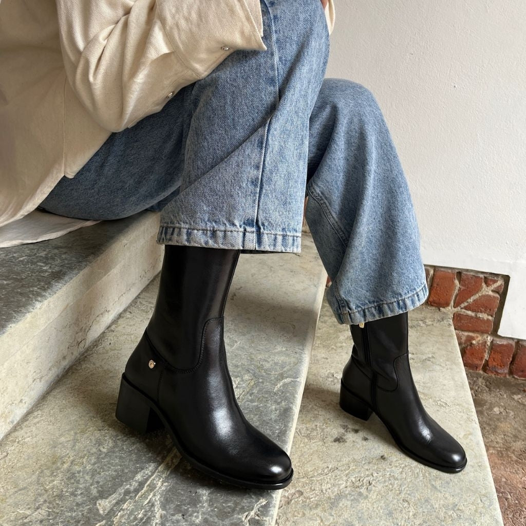 COPENHAGEN SHOES YOUR VIBE Laarzen 0001 BLACK