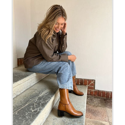 COPENHAGEN SHOES YOUR VIBE Laarzen 125 TAN