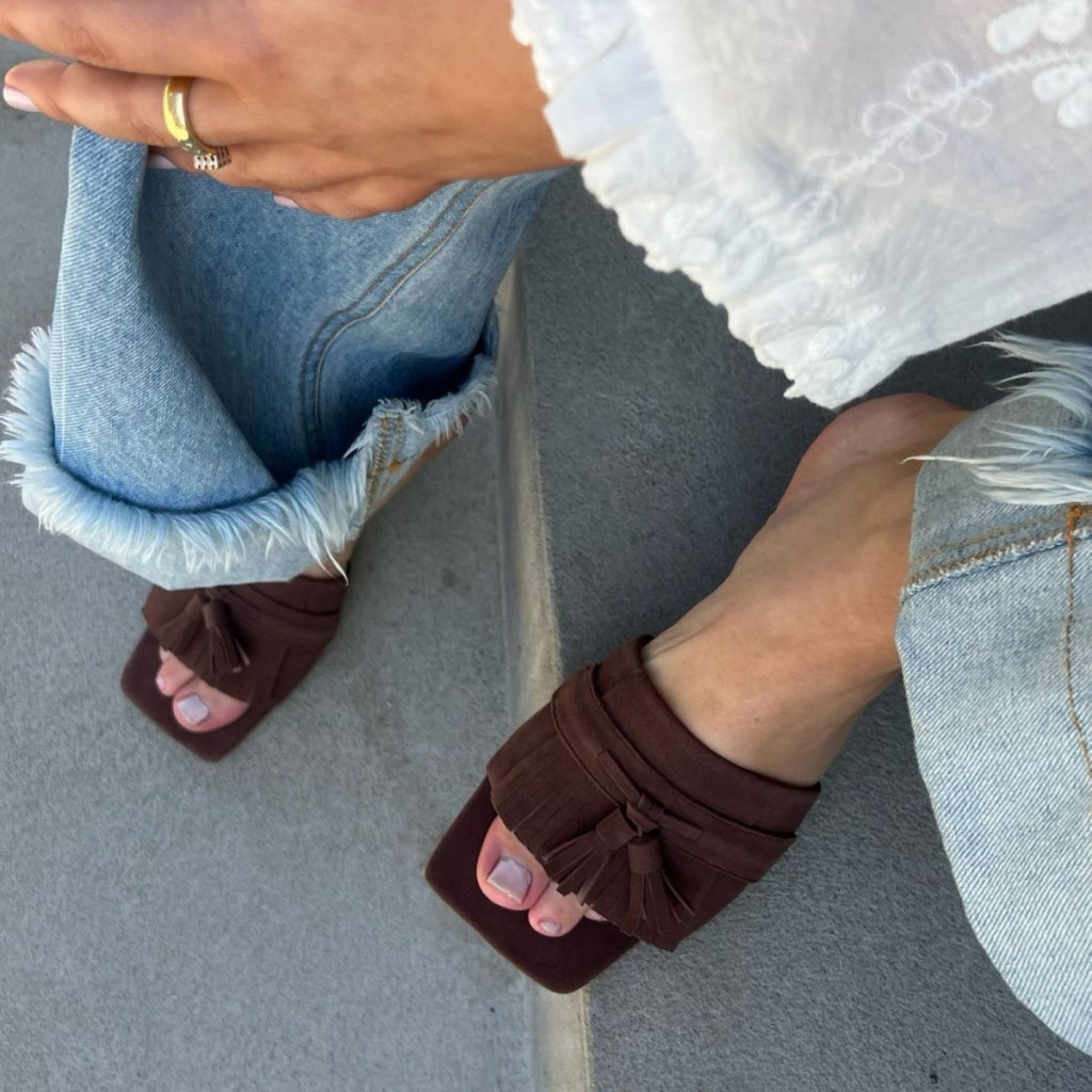 COPENHAGEN SHOES YOU BE YOU Heels 0043 CHOCOLATE BROWN