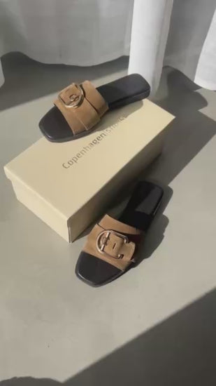 COPENHAGEN SHOES KISS S. Slippers 0138 CAMEL