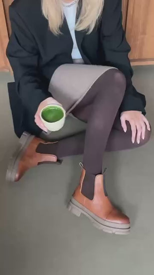 COPENHAGEN SHOES YOU AND ME LOW Laarzen 0241 COGNAC