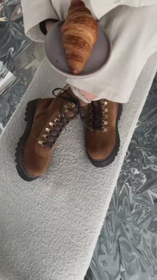 COPENHAGEN SHOES LIVING LIFE Laarzen 148 Cognac suede