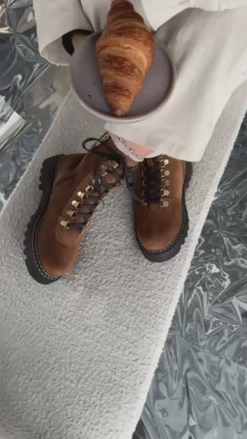 COPENHAGEN SHOES LIVING LIFE Laarzen 148 Cognac suede