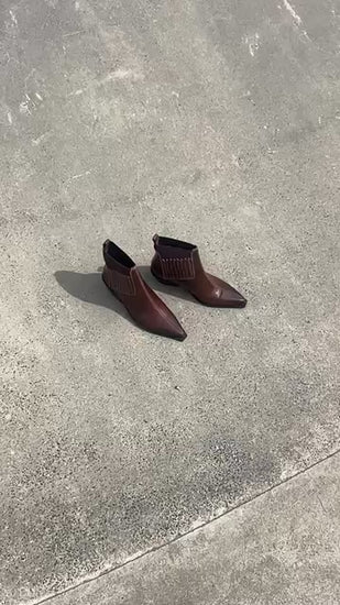COPENHAGEN SHOES THE WALKING BOOT L Laarzen 0242 DARK COGNAC