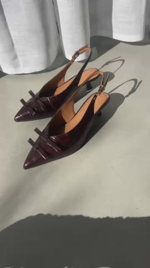 COPENHAGEN SHOES MY GOLD CR. Heels 004 Dark brown