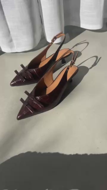 COPENHAGEN SHOES MY GOLD CR. Heels 004 Dark brown