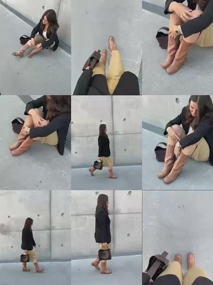 COPENHAGEN SHOES MAY I FLY Long boot 125 TAN