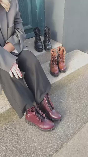 COPENHAGEN SHOES PRETTY Laarzen 0241 COGNAC