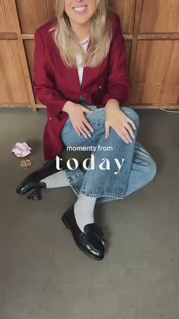 COPENHAGEN SHOES WHEN MUSIC STARTS Loafers 0037 DK. GREY