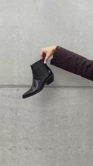 COPENHAGEN SHOES THE WALKING BOOT PATENT Laarzen 0011 BLACK PATENT