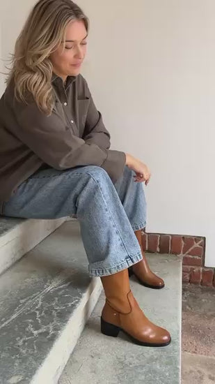 COPENHAGEN SHOES YOUR VIBE Laarzen 125 TAN