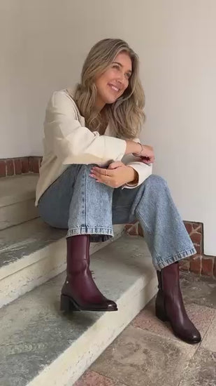 COPENHAGEN SHOES YOUR VIBE BORDEAUX Laarzen 2222 BORDEAUX